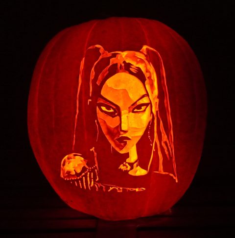 Mira pumpkin carving