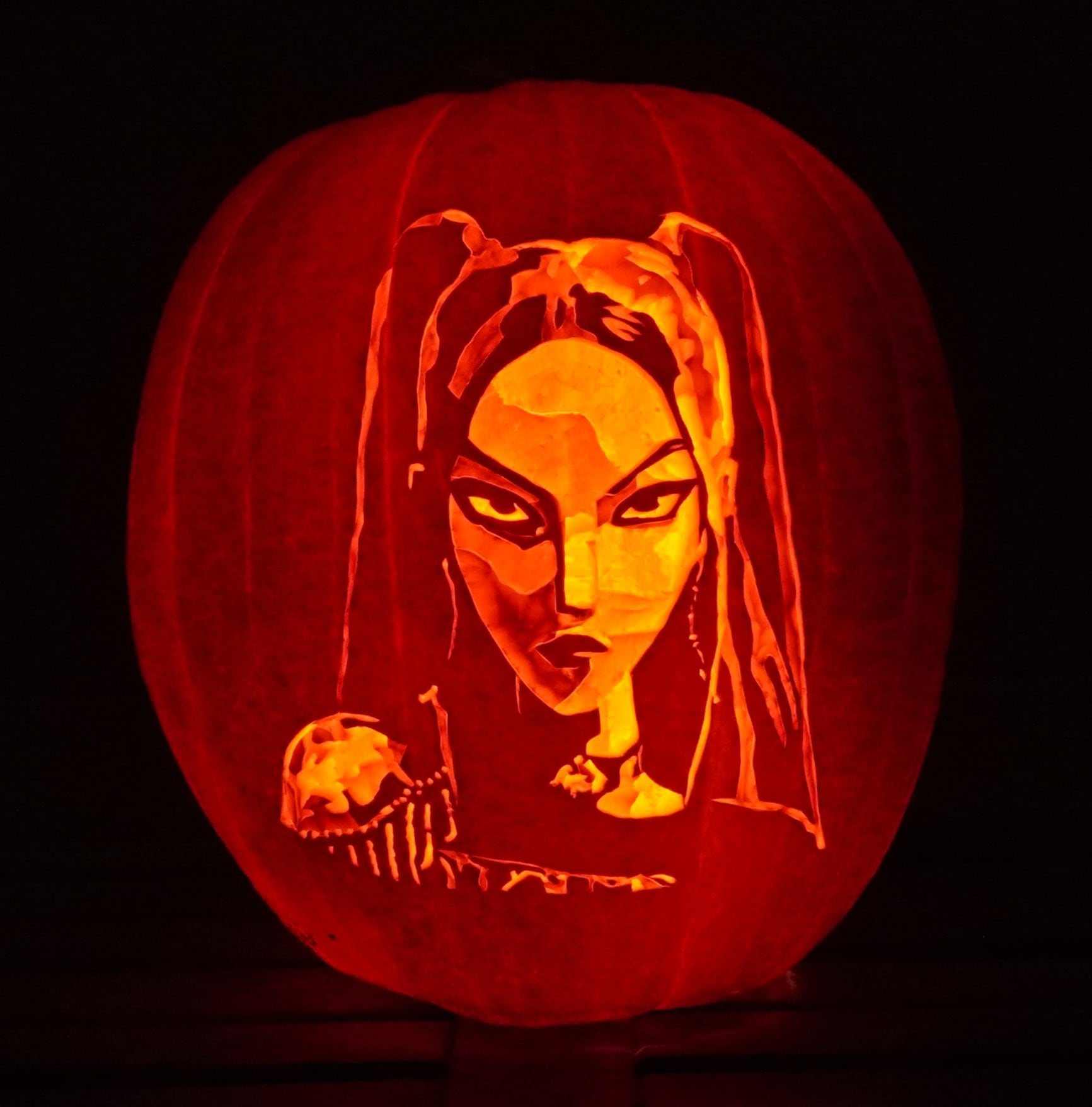 Mira pumpkin carving