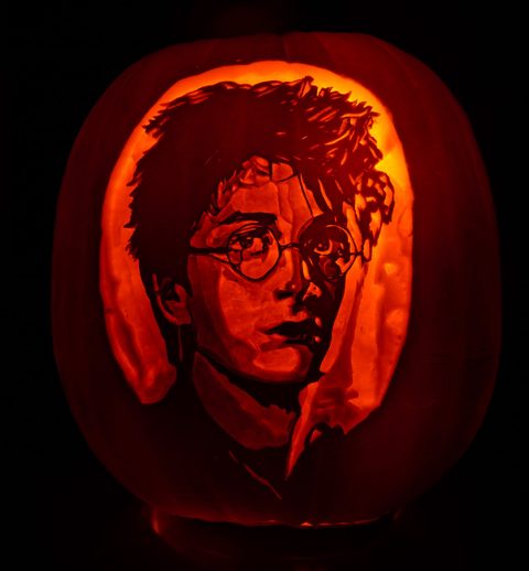 The Chosen One pumpkin carving