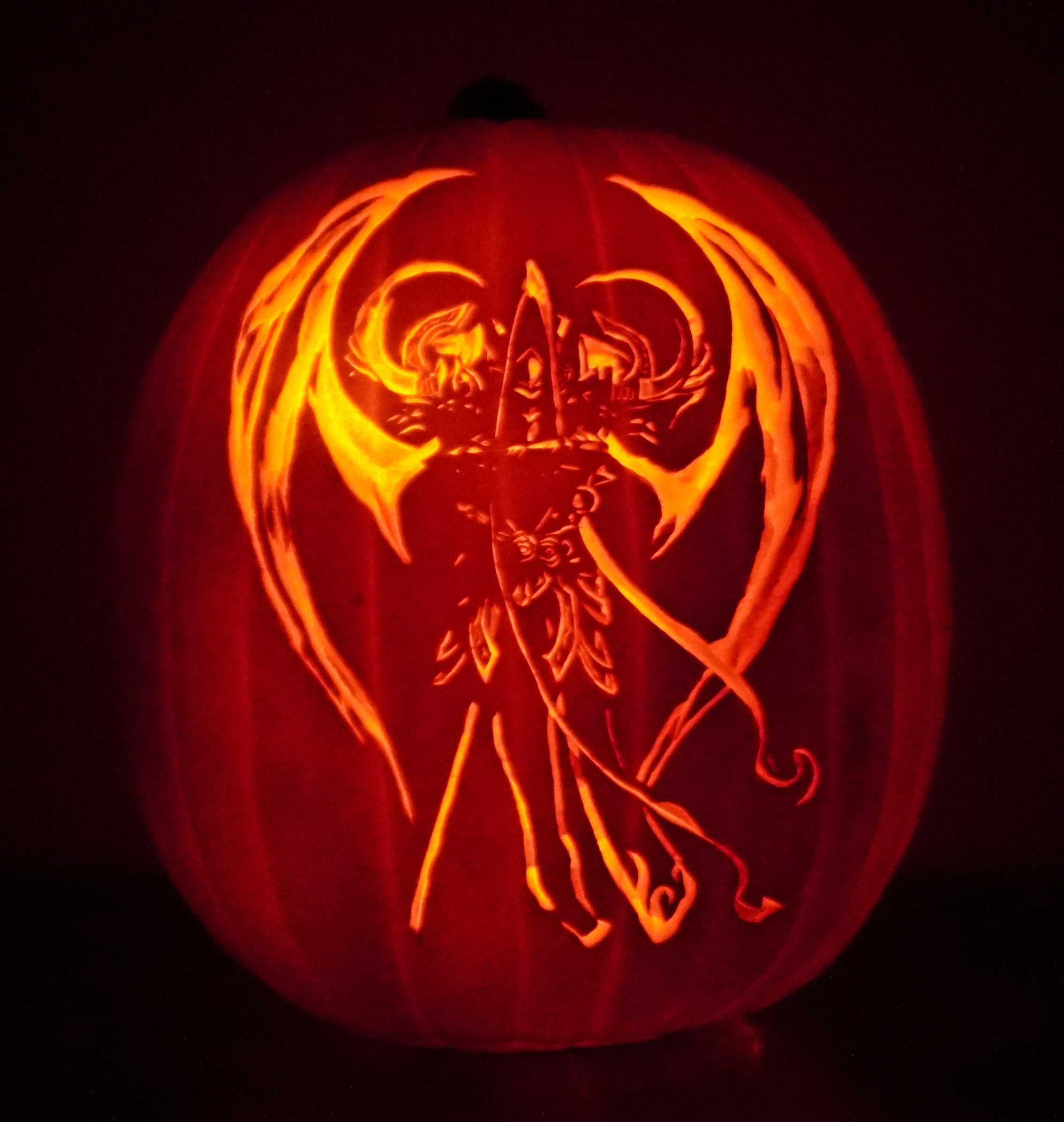 Malthael pumpkin carving
